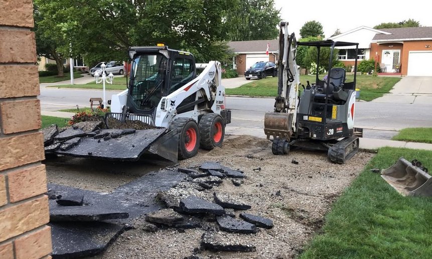 Subject's Property Maintenance landscaping work