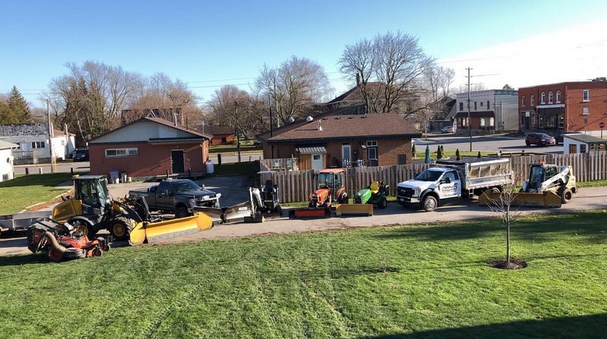 Subject's Property Maintenance landscaping work